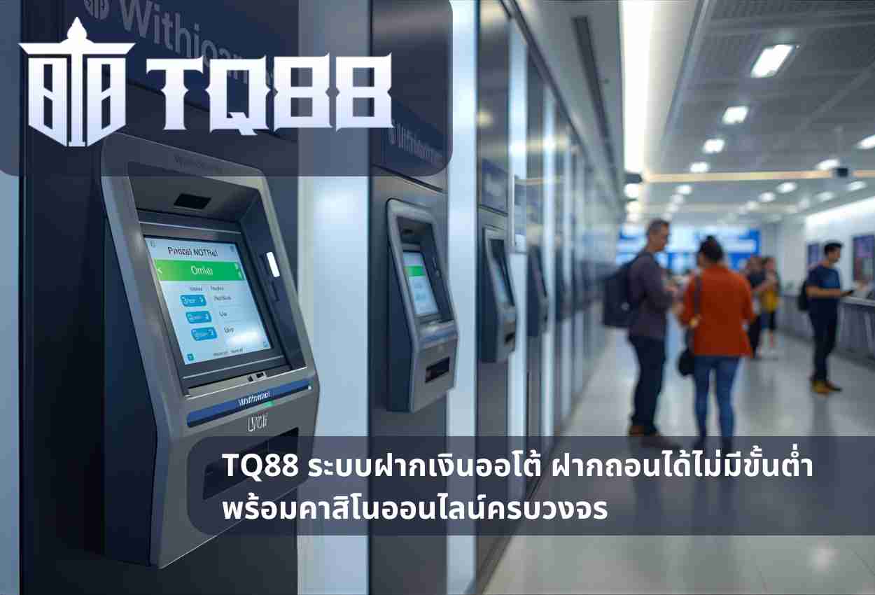 TQ88 ระบบฝากเงินออโต้ ฝากถอนได้ไม่มีขั้นต่ำ พร้อมคาสิโนออนไลน์ครบวงจร